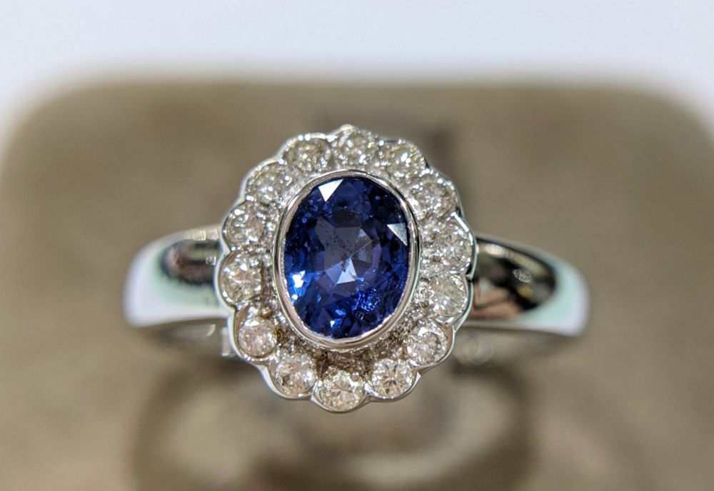 藍寶戒指 $13800 (1665)