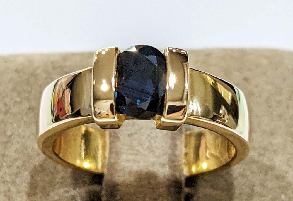 藍寶戒指 $6600 (10624)