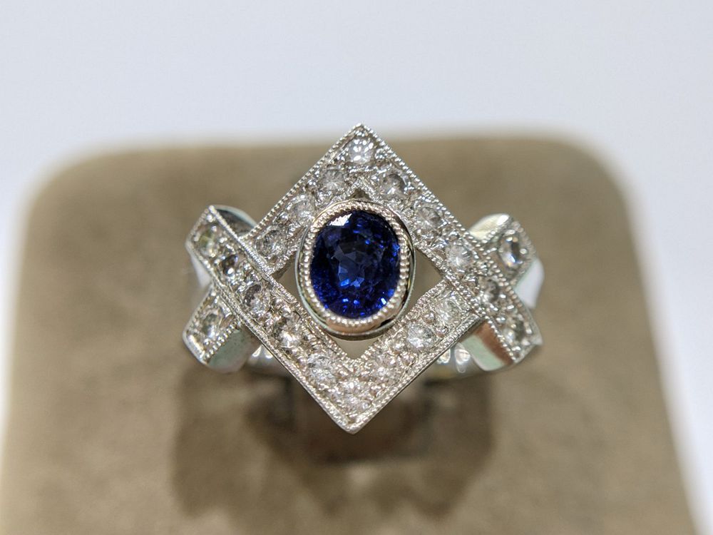 藍寶戒指 $12000 (3242)