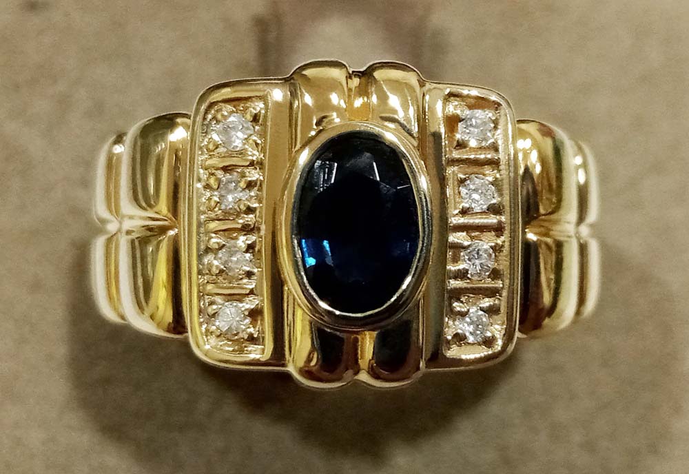 藍寶戒指 $9800 (5316)