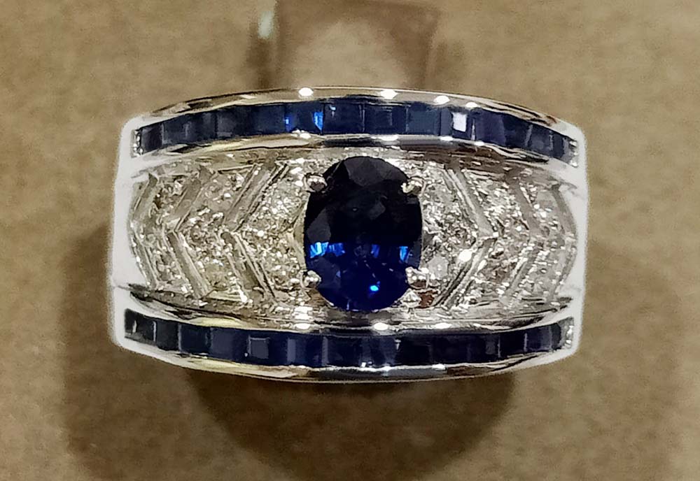 藍寶戒指 $11000 (10602)