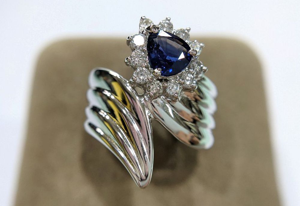 藍寶戒指 $15600 (12104)