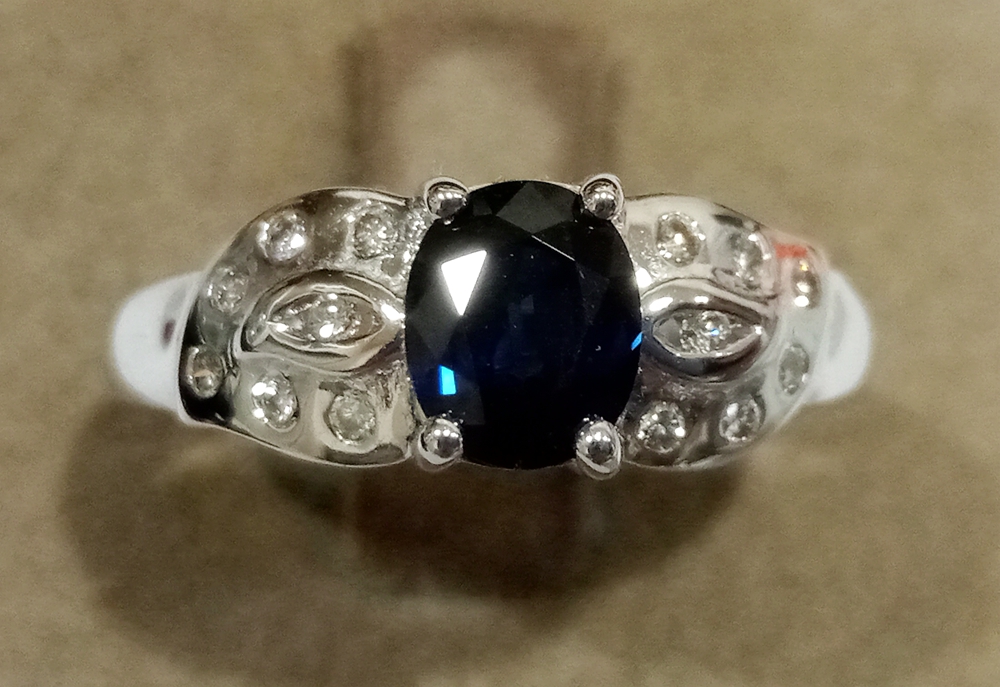 藍寶戒指 $10800 (10573)