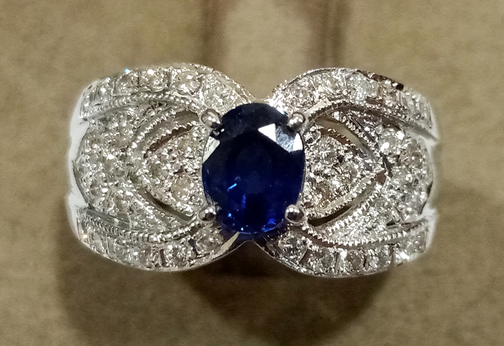 藍寶戒指 $11800 (15392)